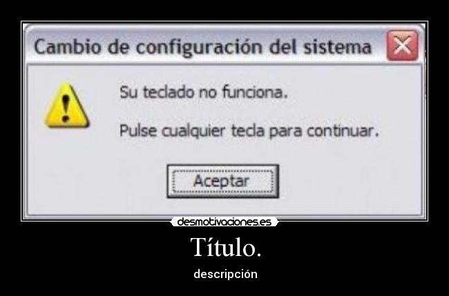 Título. - descripción