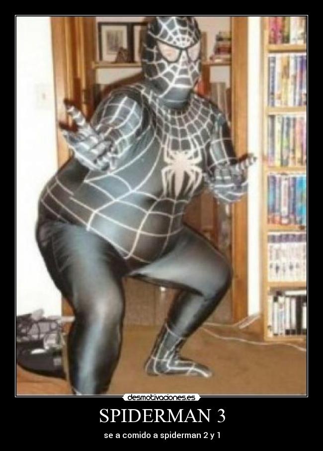 SPIDERMAN 3 - se a comido a spiderman 2 y 1