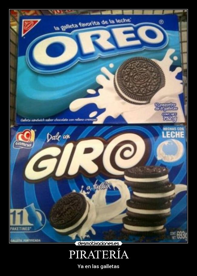 PIRATERÍA - Ya en las galletas