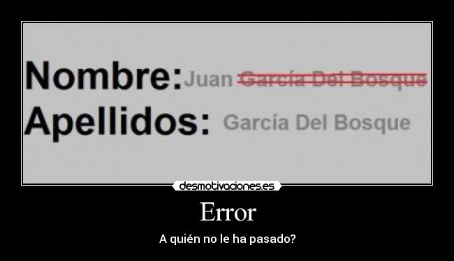 carteles error examenes desmotivaciones
