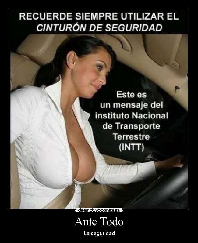 Ante Todo - La seguridad