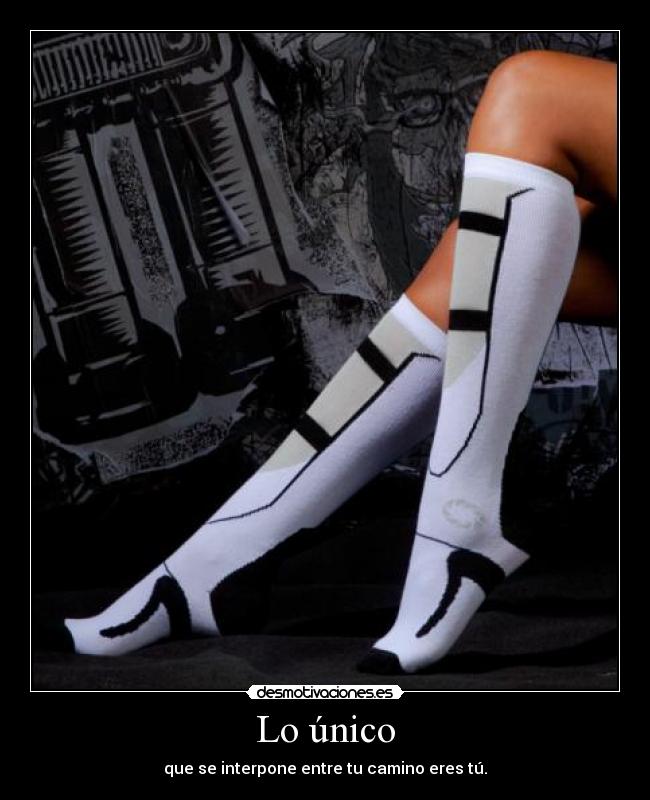 Lo único - que se interpone entre tu camino eres tú.