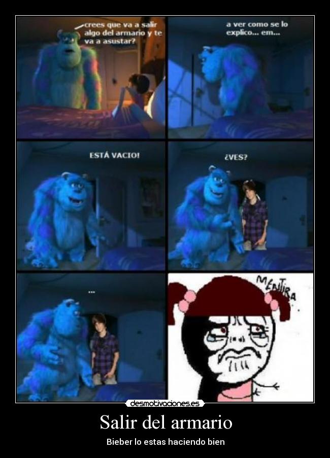 Salir del armario - Bieber lo estas haciendo bien