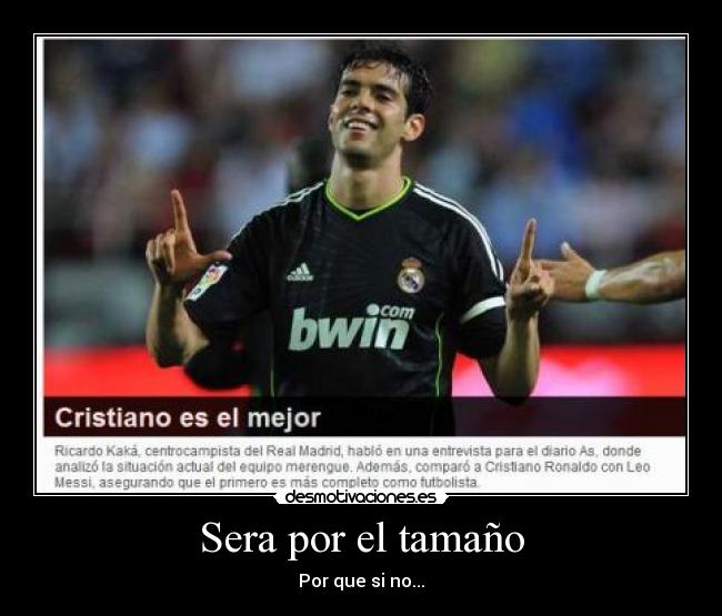 Sera por el tamaño - 
