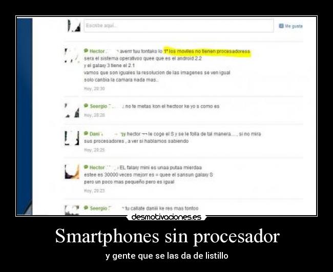 Smartphones sin procesador - 