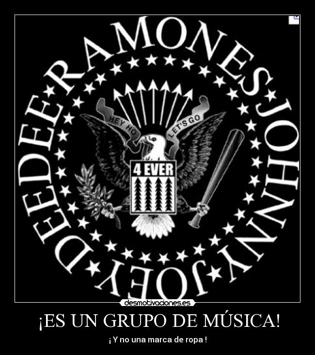 ¡ES UN GRUPO DE MÚSICA! - ¡ Y no una marca de ropa !