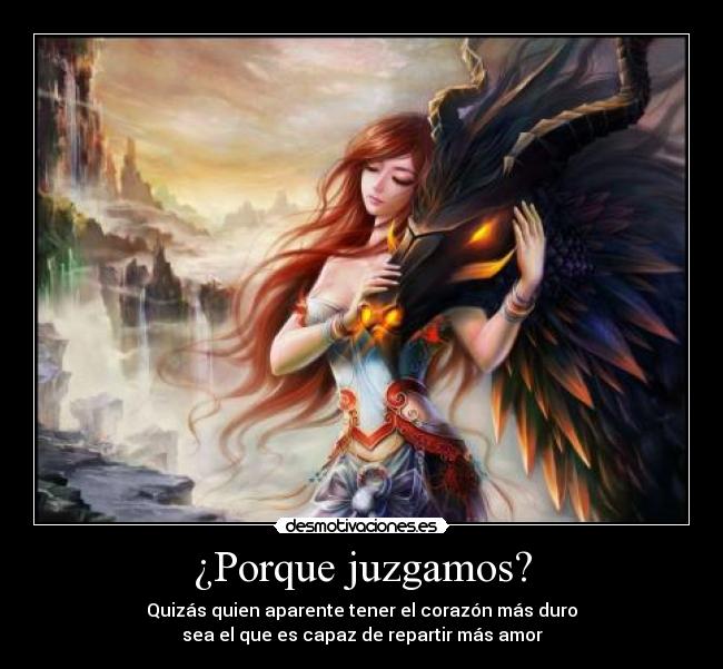 ¿Porque juzgamos? -