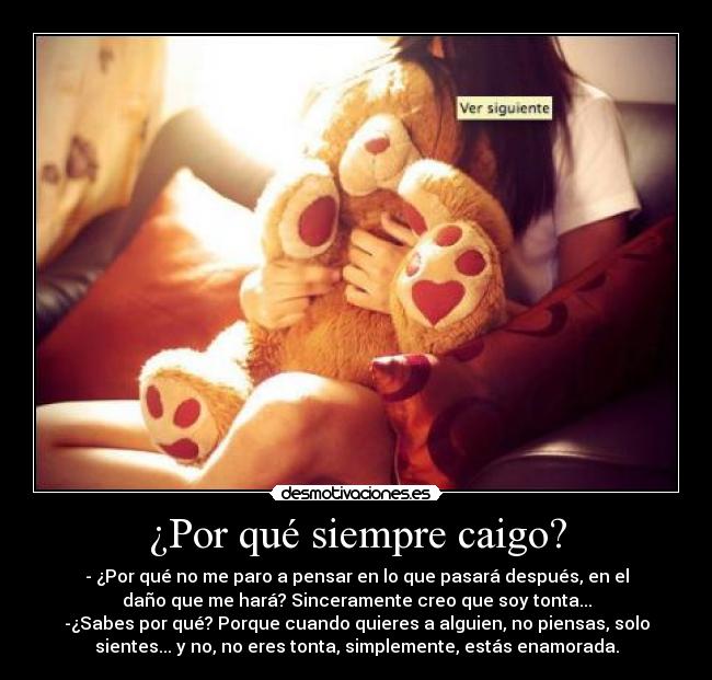 ¿Por qué siempre caigo? -