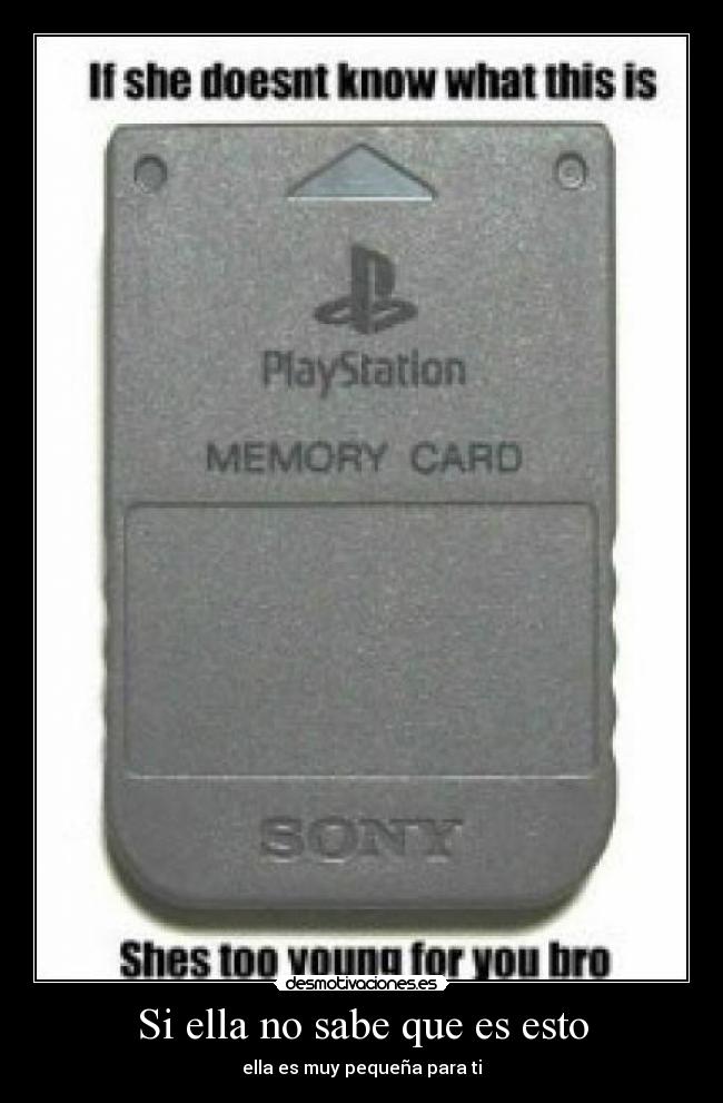 Si ella no sabe que es esto - 