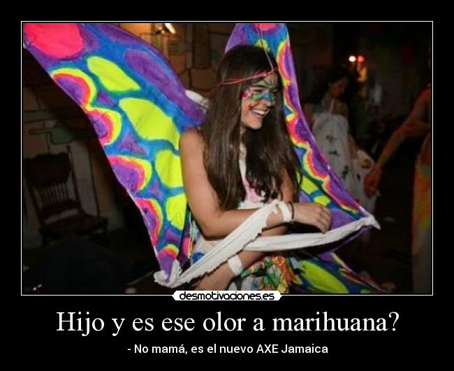 Hijo y es ese olor a marihuana? - 