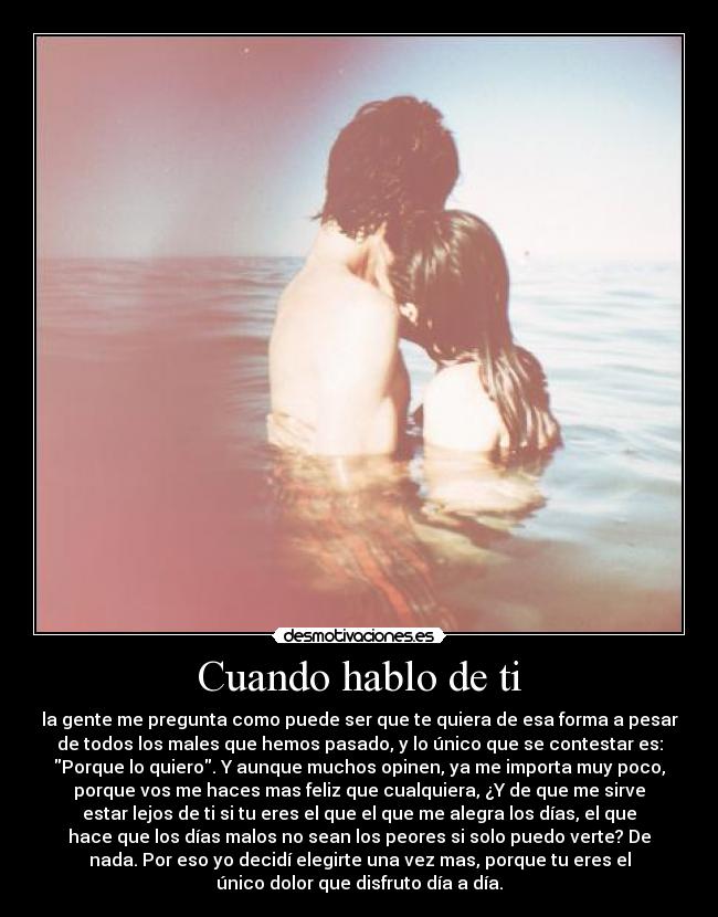 Cuando hablo de ti -