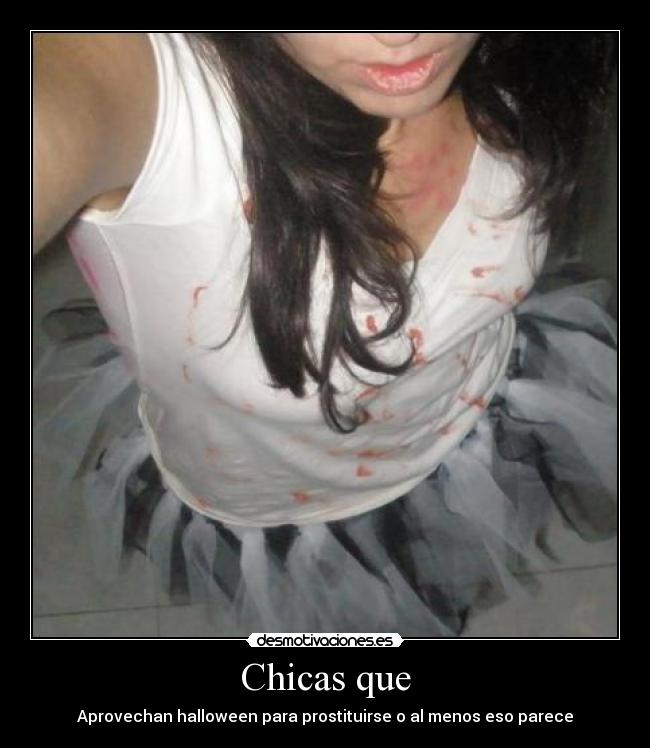 Chicas que - Aprovechan halloween para prostituirse o al menos eso parece
