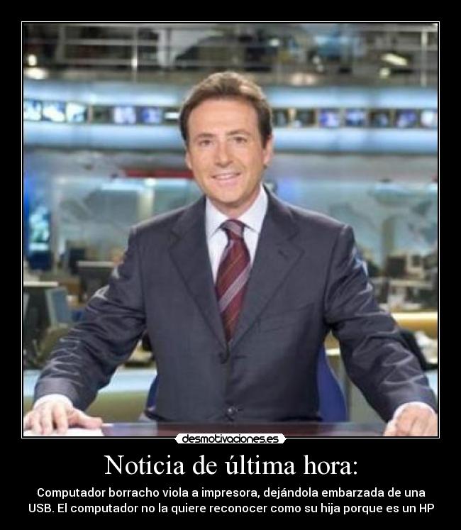 carteles computador impresora noticia aviso desmotivaciones