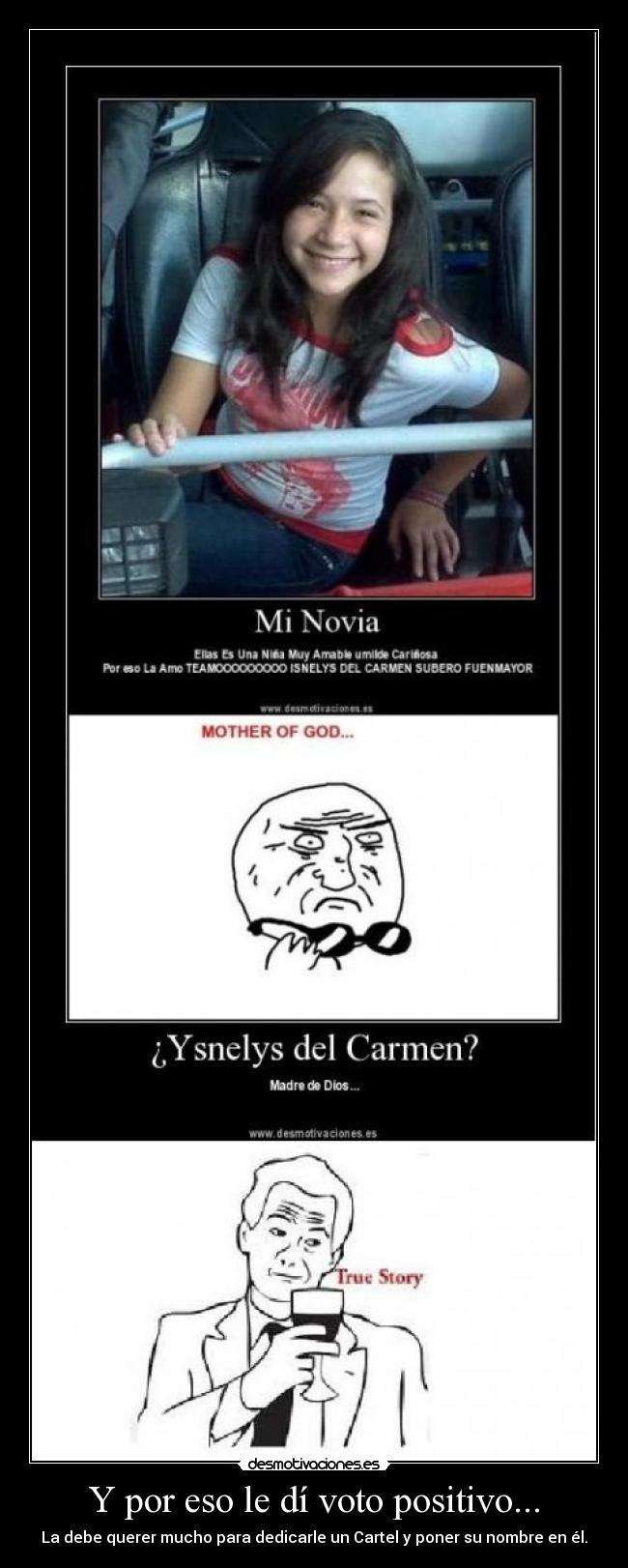 Y por eso le dí voto positivo... - 