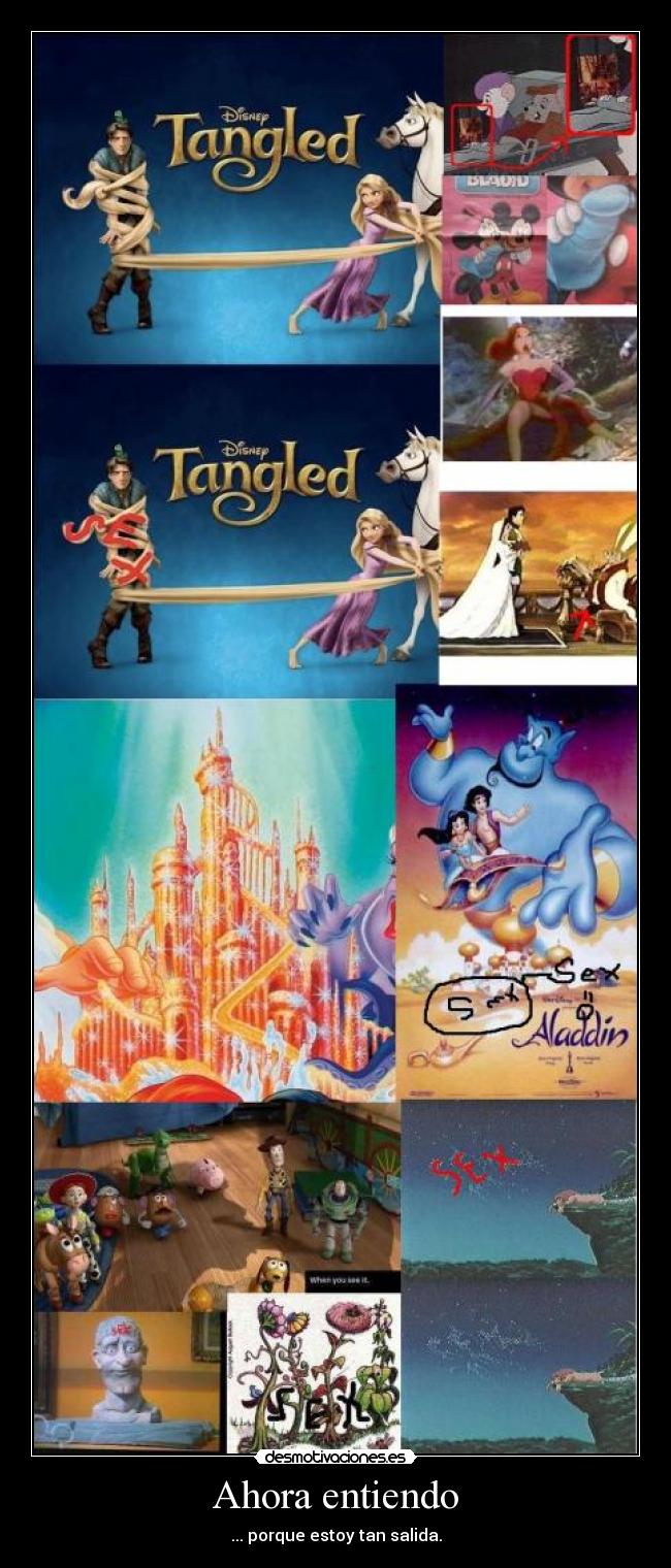 Ahora entiendo - ... porque estoy tan salida.