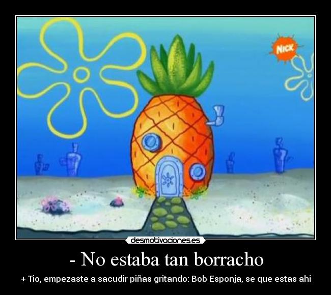 - No estaba tan borracho -