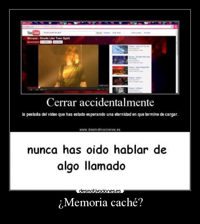 ¿Memoria caché? -
