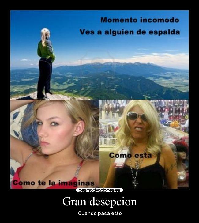 Gran desepcion - 