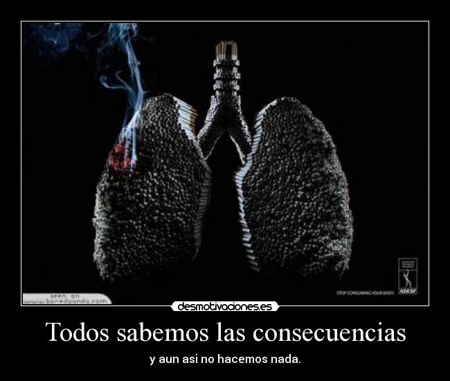 Todos sabemos las consecuencias -