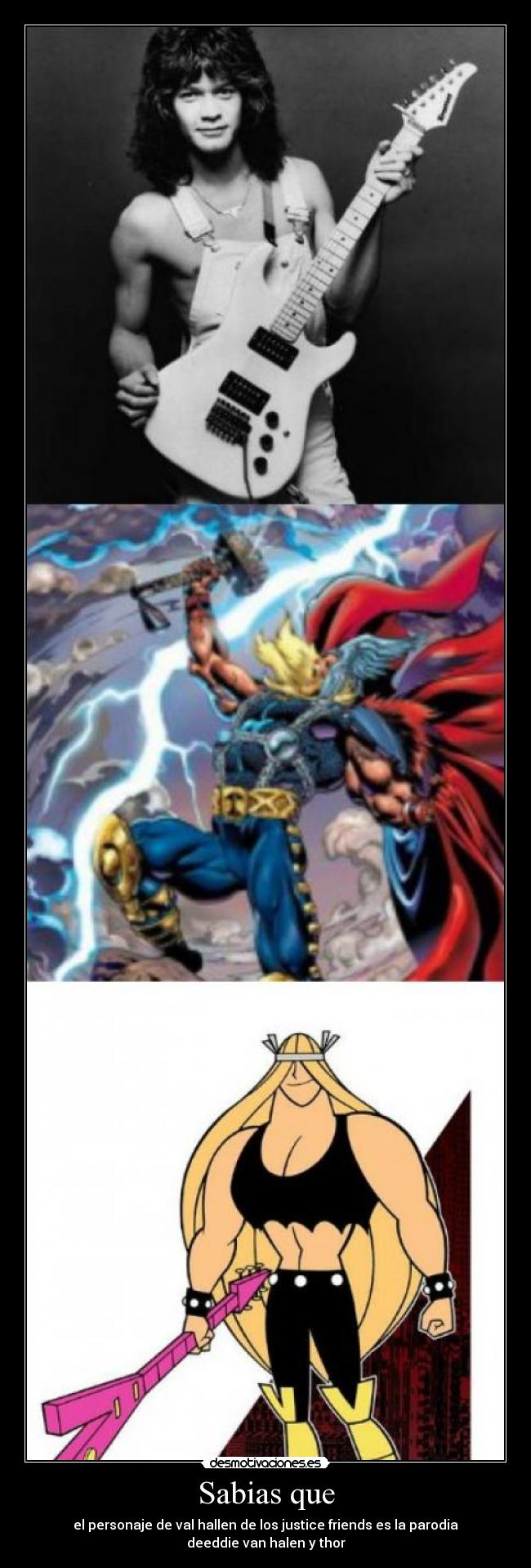 carteles thor van halen val hallen desmotivaciones