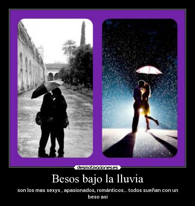 Besos bajo la lluvia - 