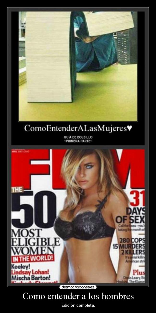 Como entender a los hombres -