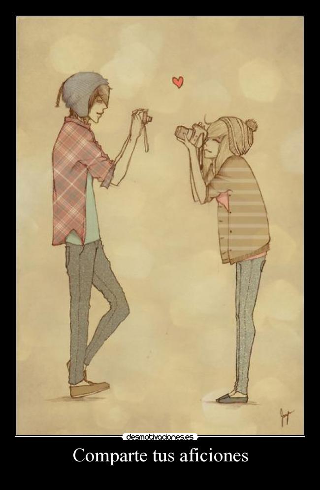 Comparte tus aficiones -
