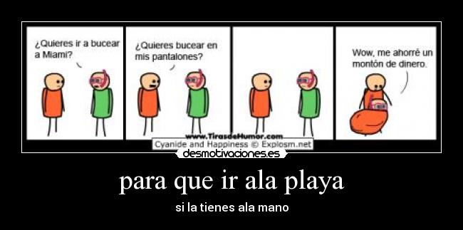 para que ir ala playa -