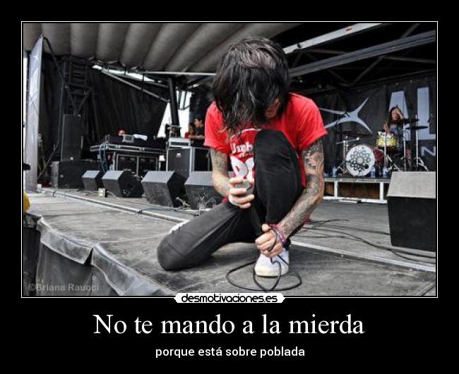 No te mando a la mierda -