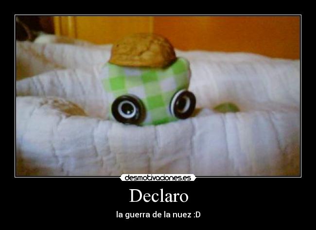 Declaro - la guerra de la nuez :D