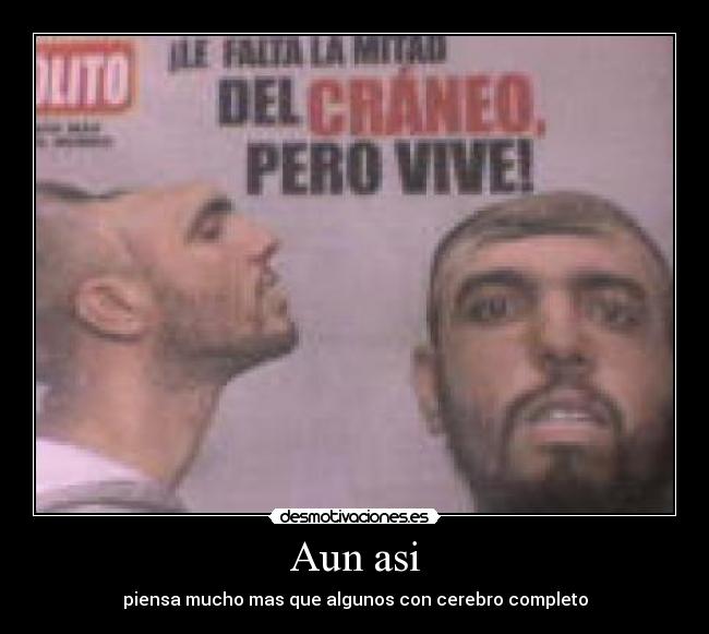 carteles cerebro mitad desmotivaciones