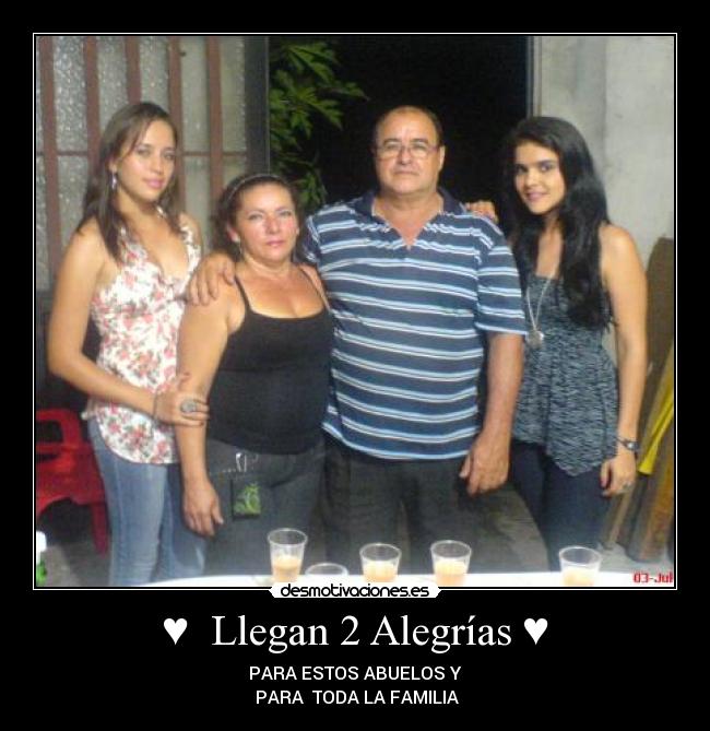 ♥  Llegan 2 Alegrías ♥ - 