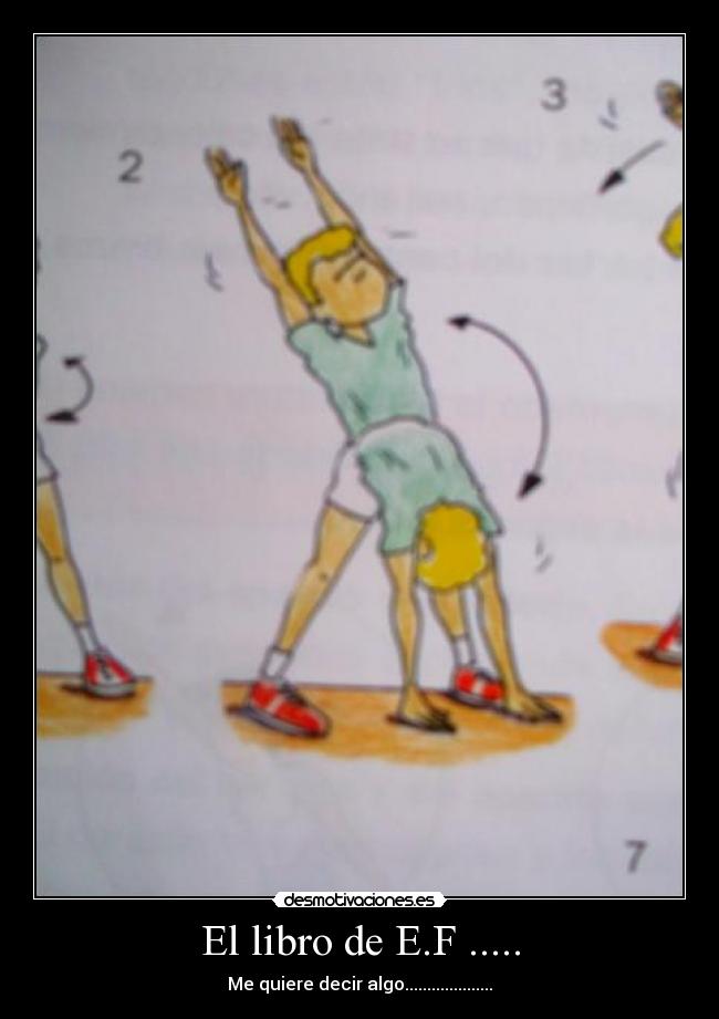 El libro de E.F ..... - Me quiere decir algo....................