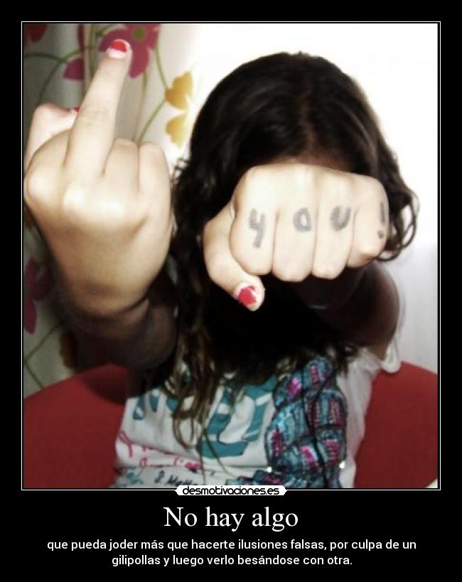 No hay algo -