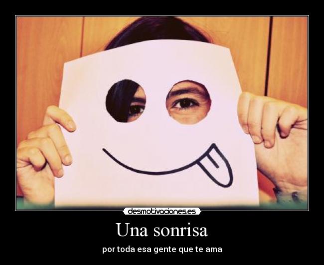 Una sonrisa - 