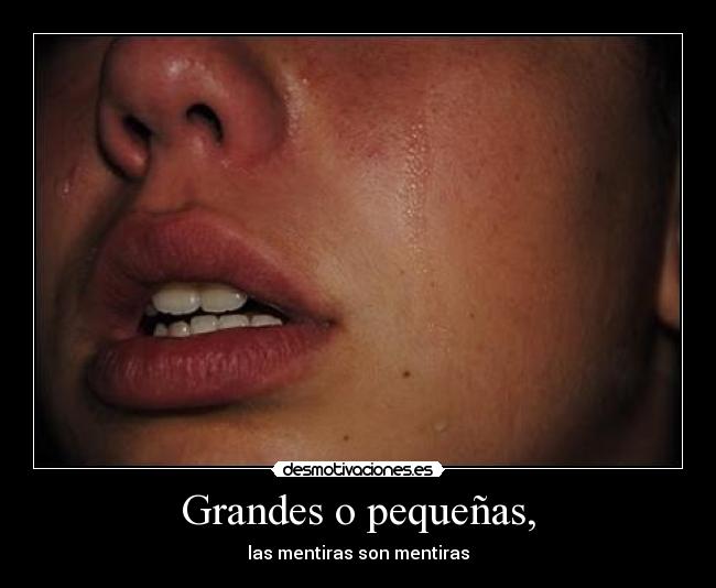 Grandes o pequeñas, - 