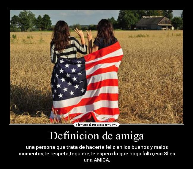 Definicion de amiga - 