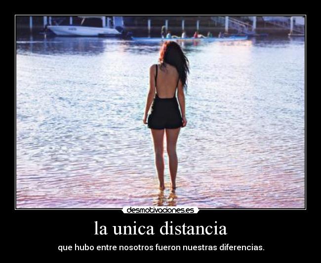 la unica distancia - 