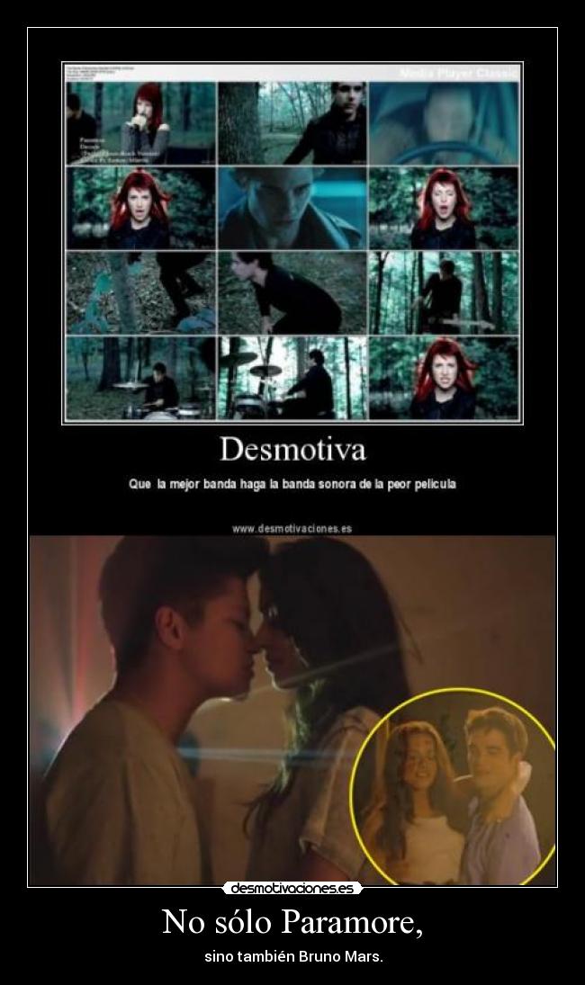 No sólo Paramore, - sino también Bruno Mars.