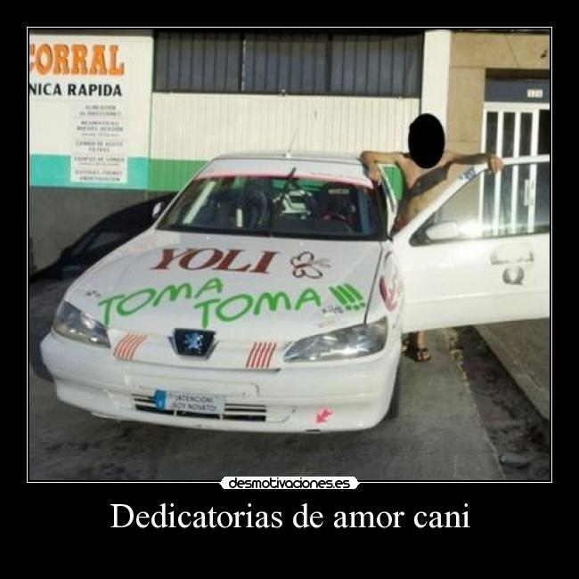 Dedicatorias de amor cani -