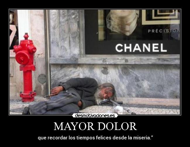 MAYOR DOLOR -