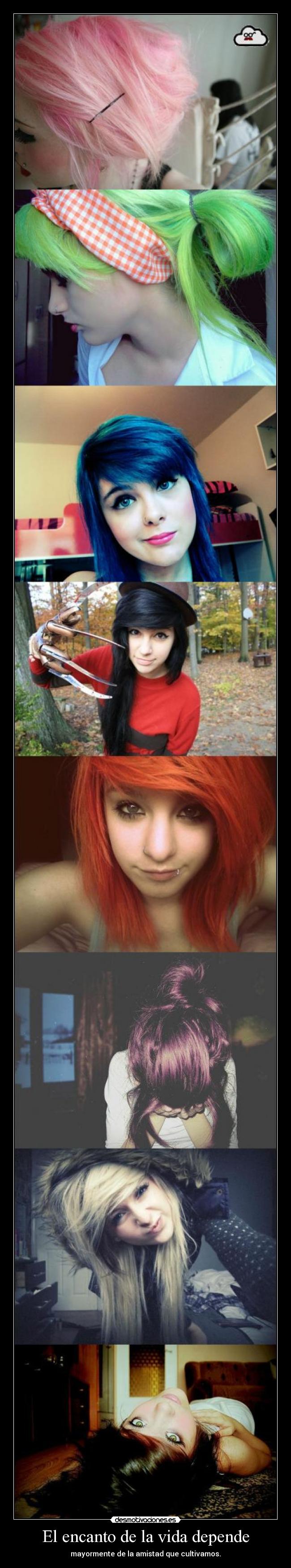 El encanto de la vida depende - mayormente de la amistad que cultivamos.