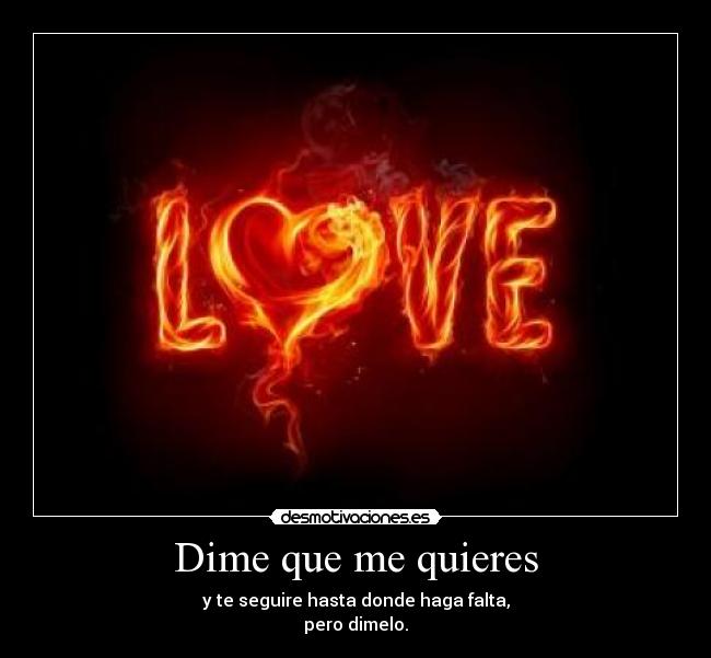 Dime que me quieres - 