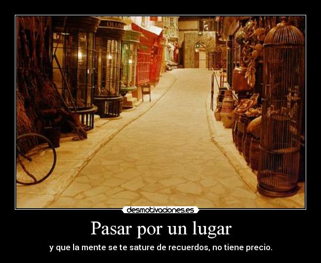 carteles diagon alley pasar precio desmotivaciones