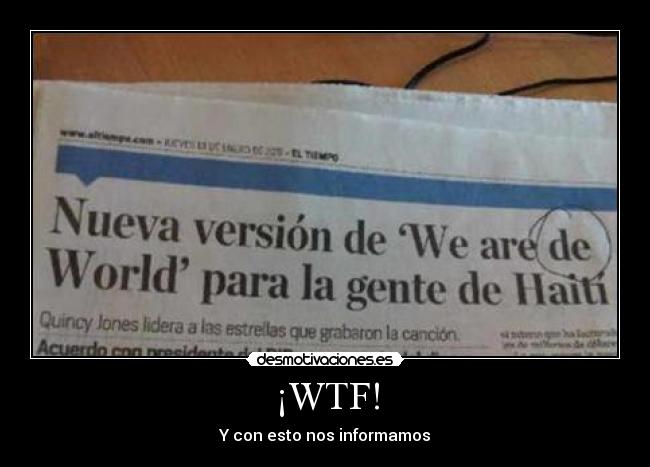 ¡WTF! - Y con esto nos informamos