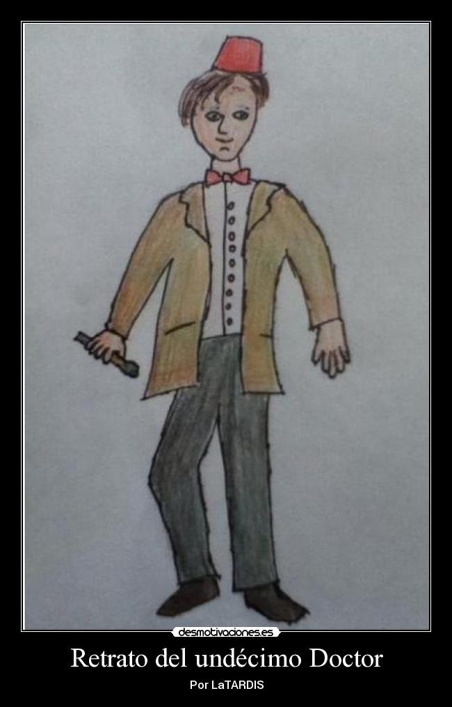 Retrato del undécimo Doctor -