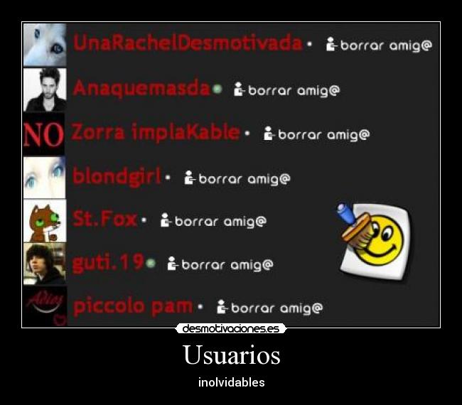 carteles unarachaeldesmotivada blondgirl fox guti19 zorra implakable anaquemasda piccolo pam desmotivaciones