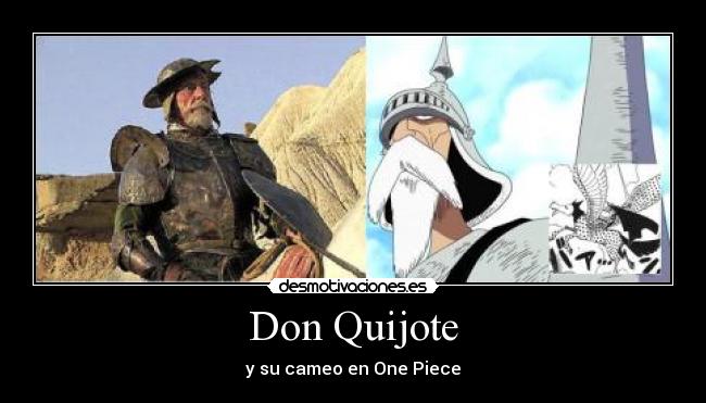 Don Quijote - y su cameo en One Piece