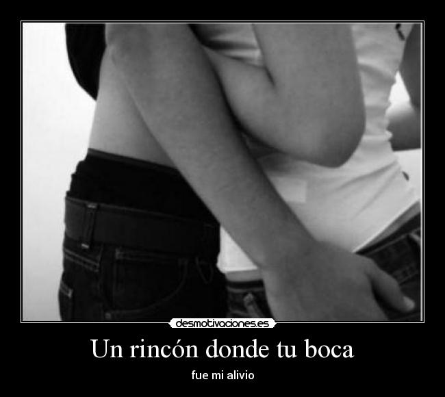 Un rincón donde tu boca -