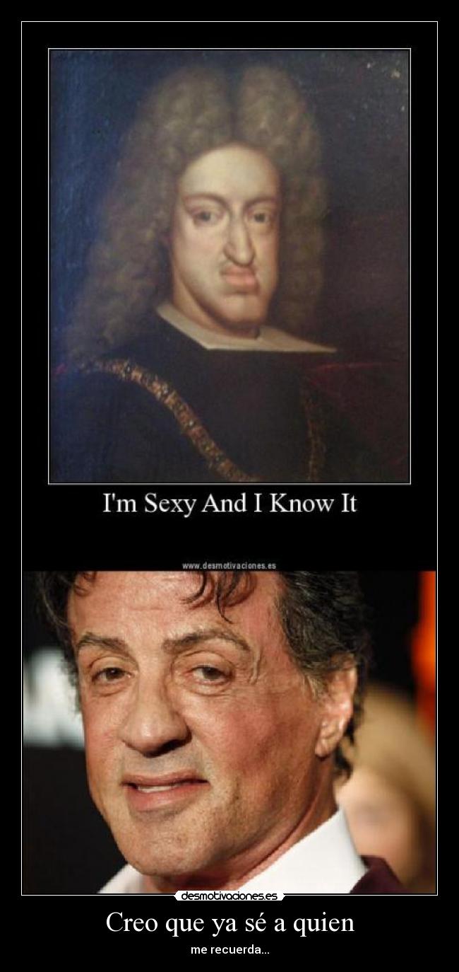 Creo que ya sé a quien - me recuerda...